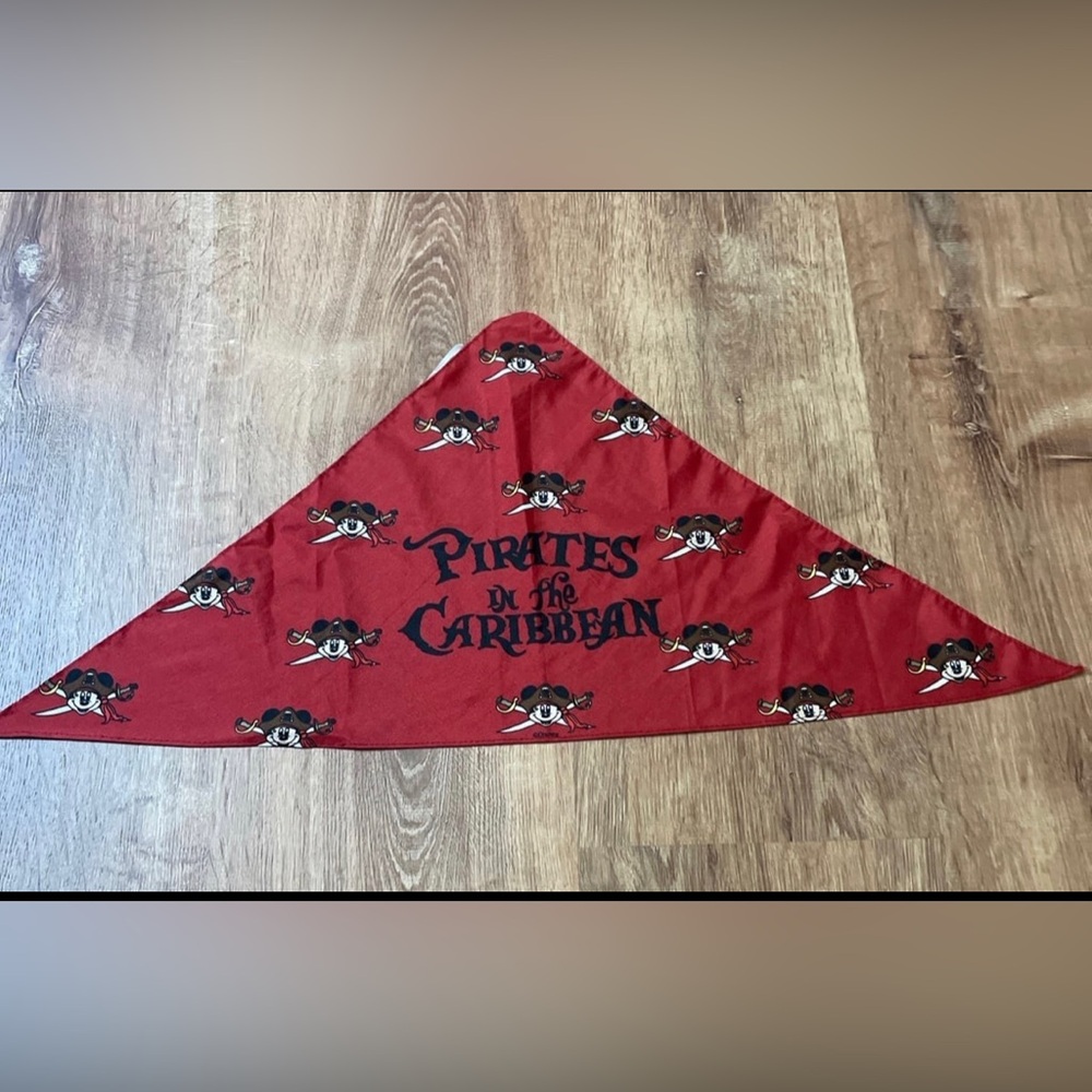 Lot of 2 Disney Cruise Line Pirates in the Caribbean Bandana
